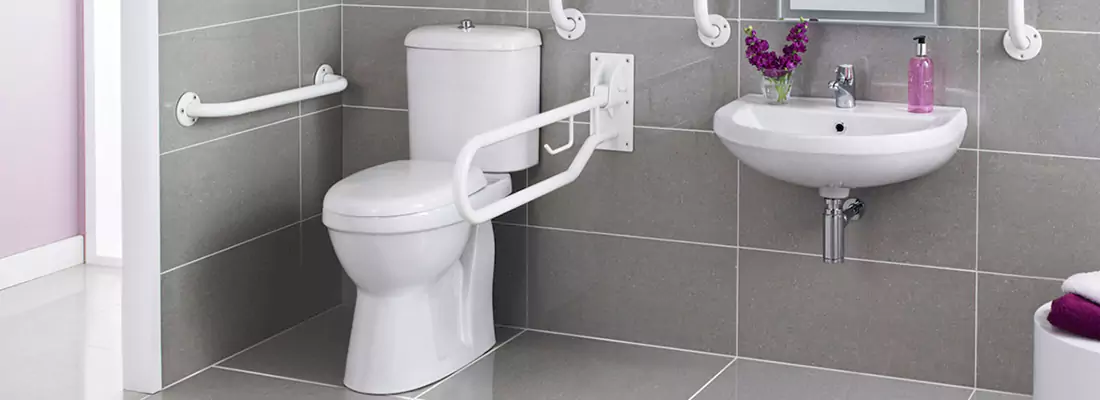 Modern Handicap Bathroom Solutions with Safety Features in North Lauderdale, FL